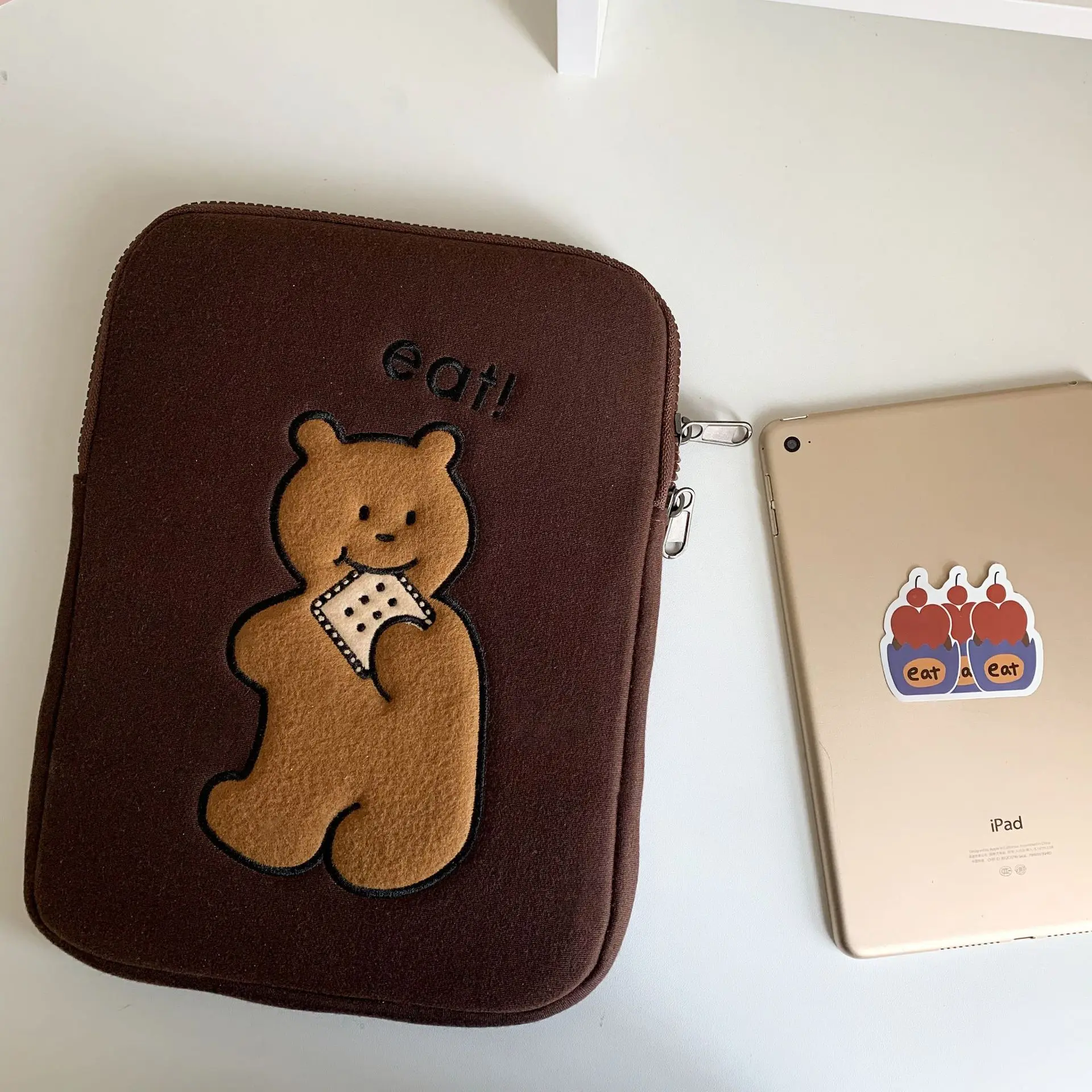Ins/новый корейский Медведь планшетный чехол 11 дюймов Сумка для ноутбука сумка Mac