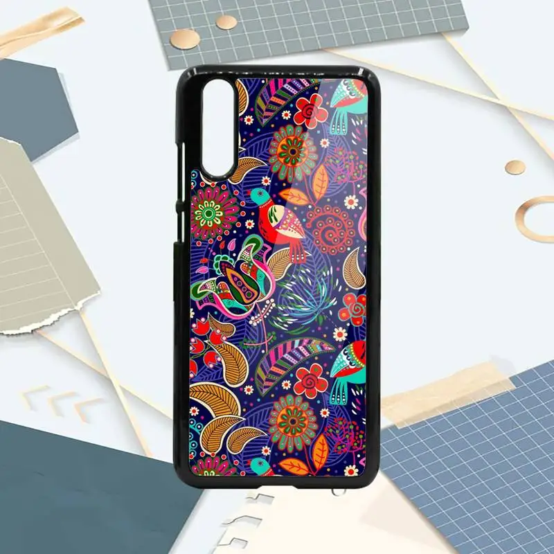 

COLORFUL MANDALA aesthetics pattern Phone Case PC For Samsung galaxy S note 8 9 20 10 e lite2019 plus pro ultra