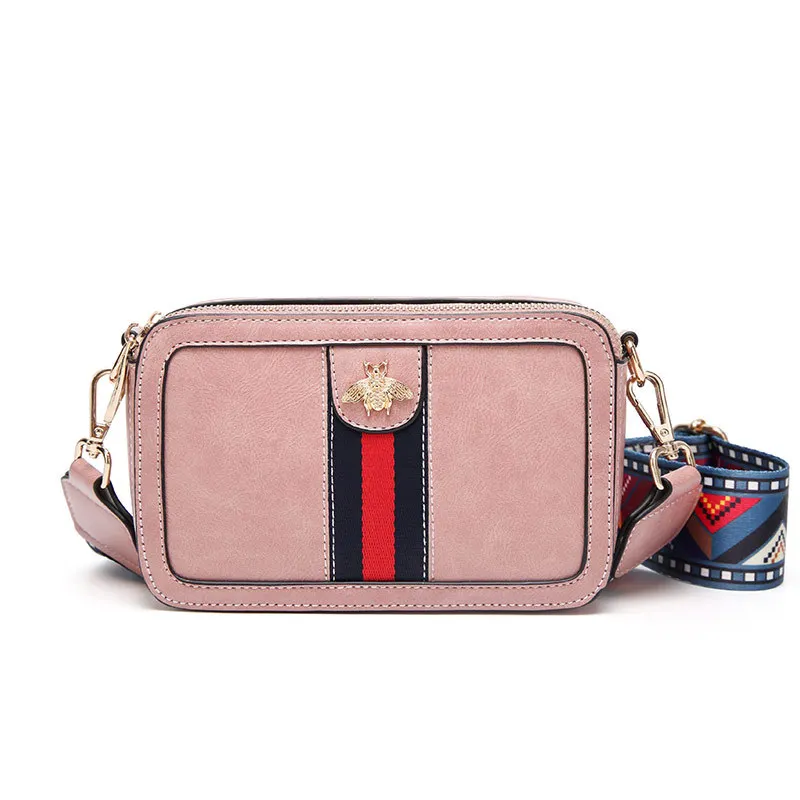 

Women Embroidery Sewing Thread Shoulder Wallets Handbag 2021 Crossbody Tote Black Leather Makeup Zipper Novelties Girl Small Bag