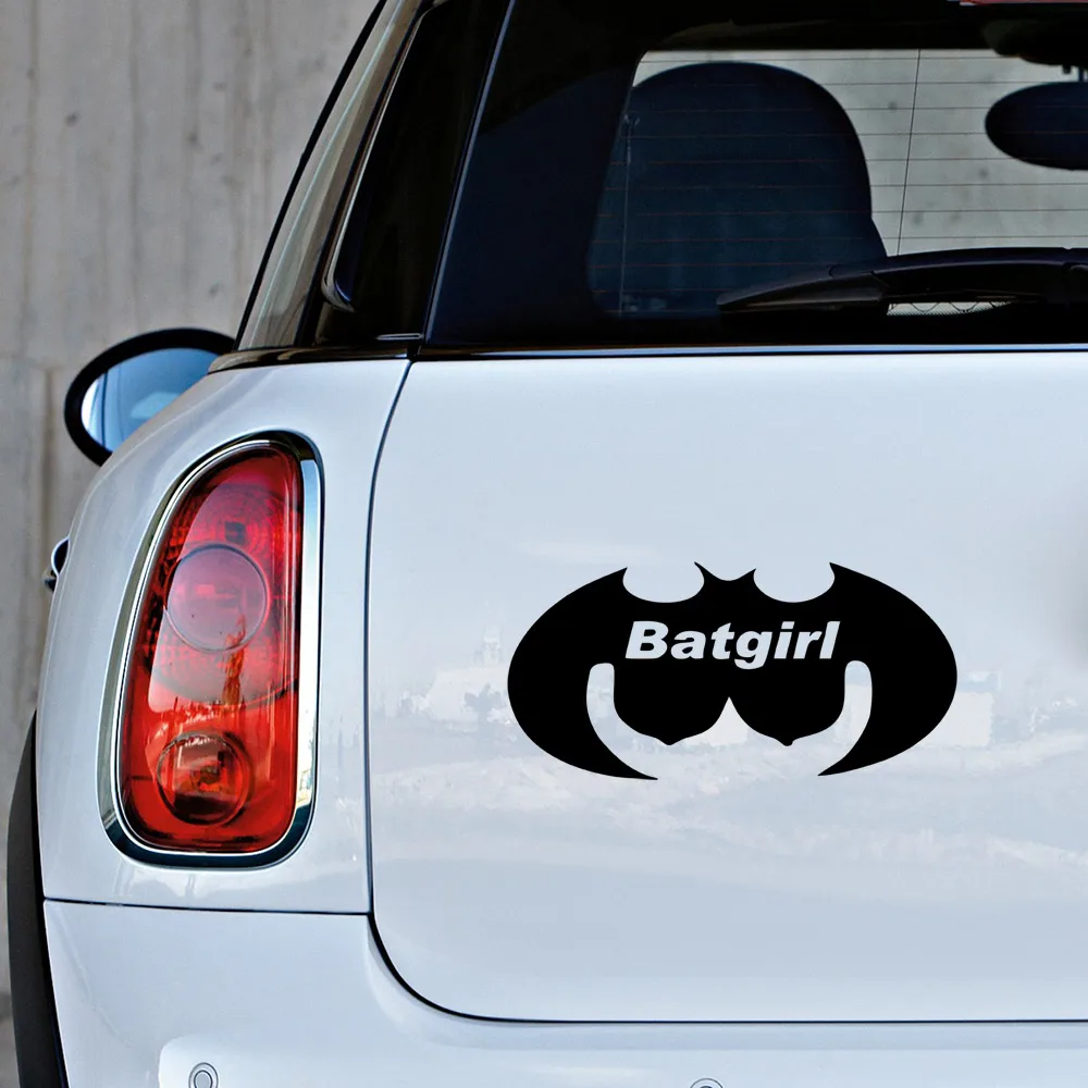 MIGNATIS-забавная наклейка Бэтмена в форме роспись художественная для автомобиля