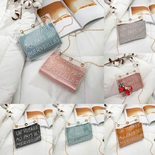 Женская прозрачная сумка через плечо летняя Пляжная железная Сумка-тоут | Багаж и