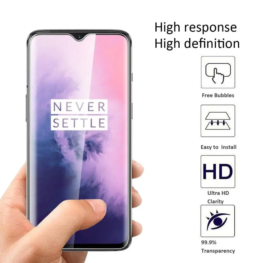Закаленное стекло для ONEPLUS 7T 6 6t 5 t защита экрана one plus 7 T защитное 6T | Мобильные