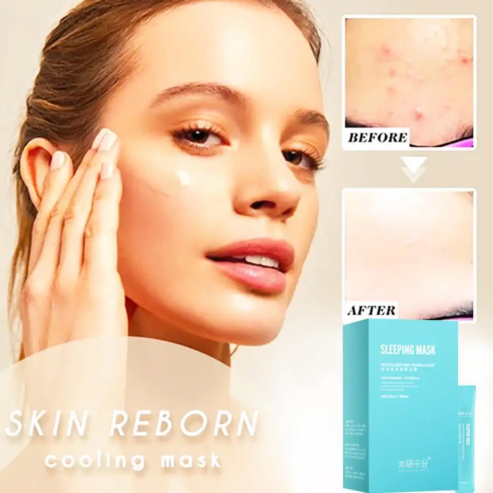 

No-wash Sleep Mask Moisturizer Repairing Facial Mask the Fine Cream Firming Line Female Care Skin Moisturize with Face Skin M1Q3
