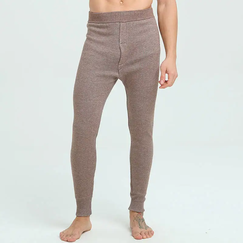 Men Camel Женские брюки кашемировые и шерстяные вязаные леггинсы новые зимние плотные длинные брюки 3 цвета женские брюки с подкладкой - Цвет: Men Camel