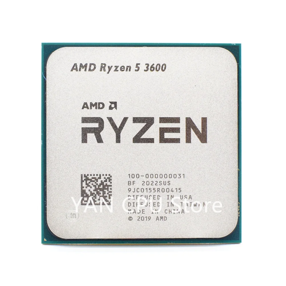 

Free shipping AMD Ryzen 5 3600 R5 3600 3.6 GHz Six-Core Twelve-Thread CPU Processor 7NM 65W L3=32M 100-000000031 Socket AM4