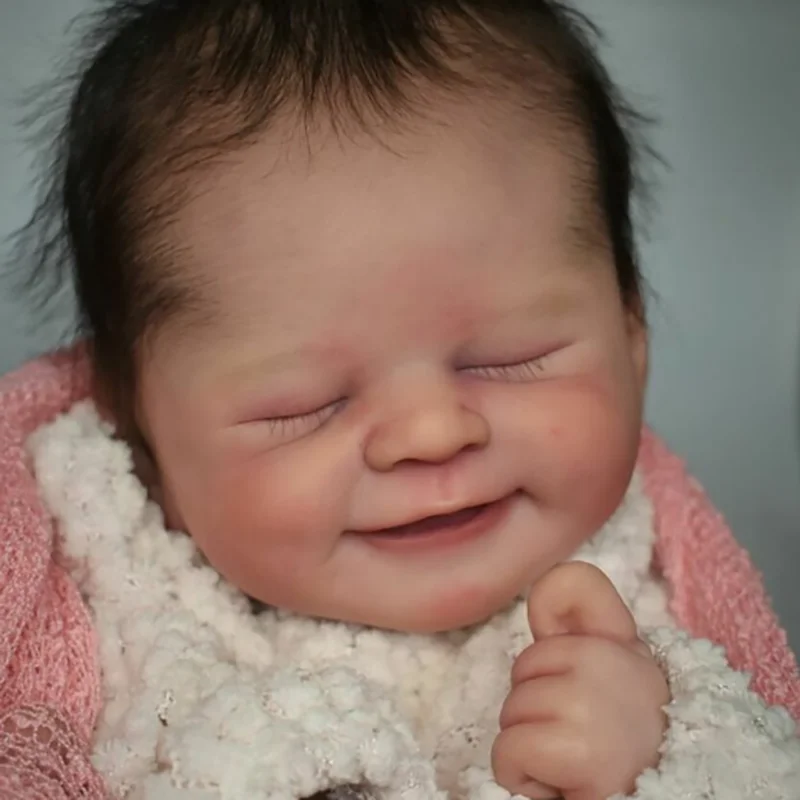 Кукла реборн комплект для куклы 21 дюйм популярная Милая смайлика незавершенные