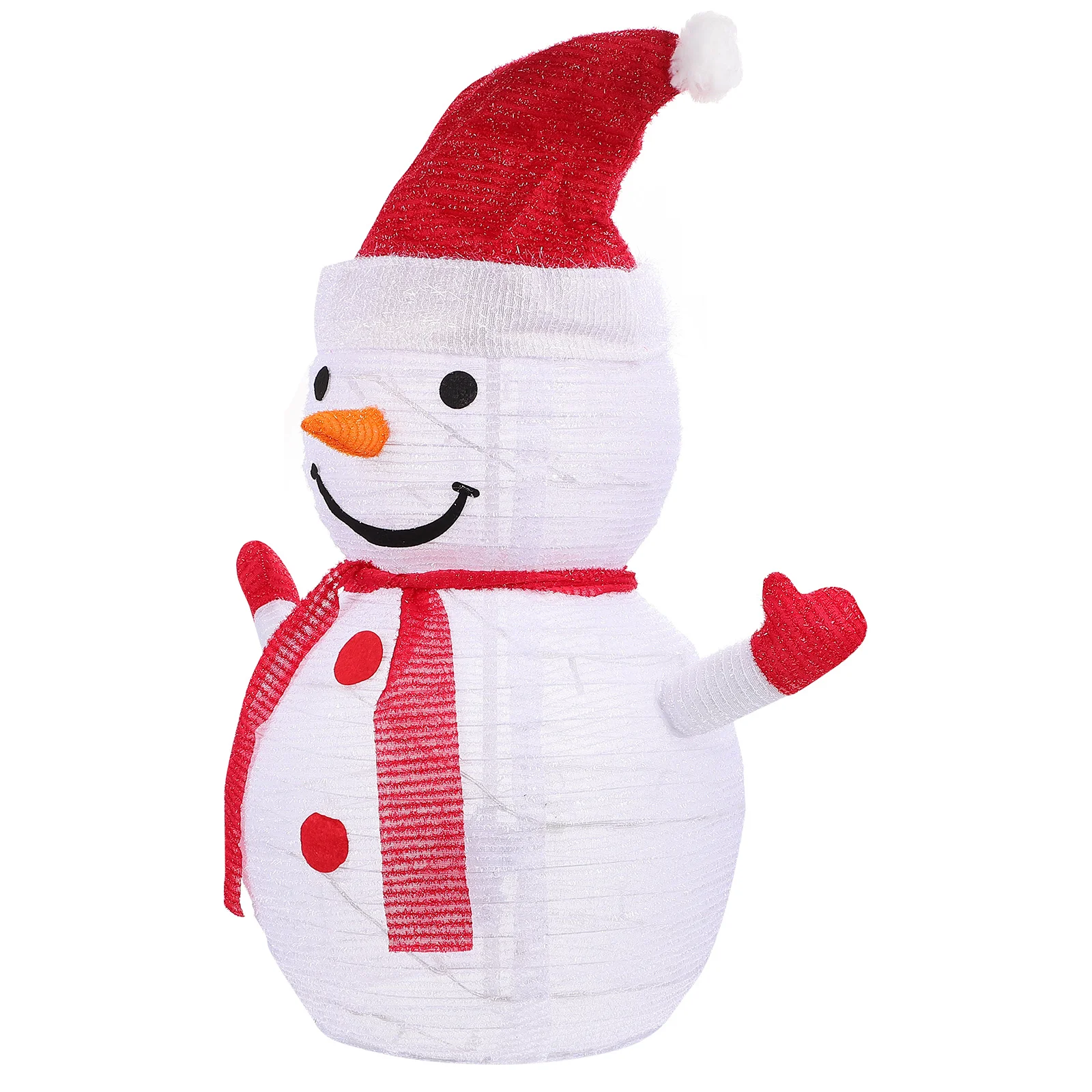 

1 шт. Забавный Снеговик светящийся орнамент праздничное рождественское светящееся украшение для магазина