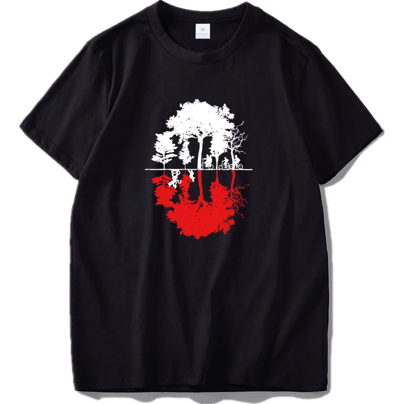 

Stranger Things T Shirt TV Show Third Season Short Sleeve Men Black Original Tshirt New Arrival EU Size 100% Cotton Tops Tee