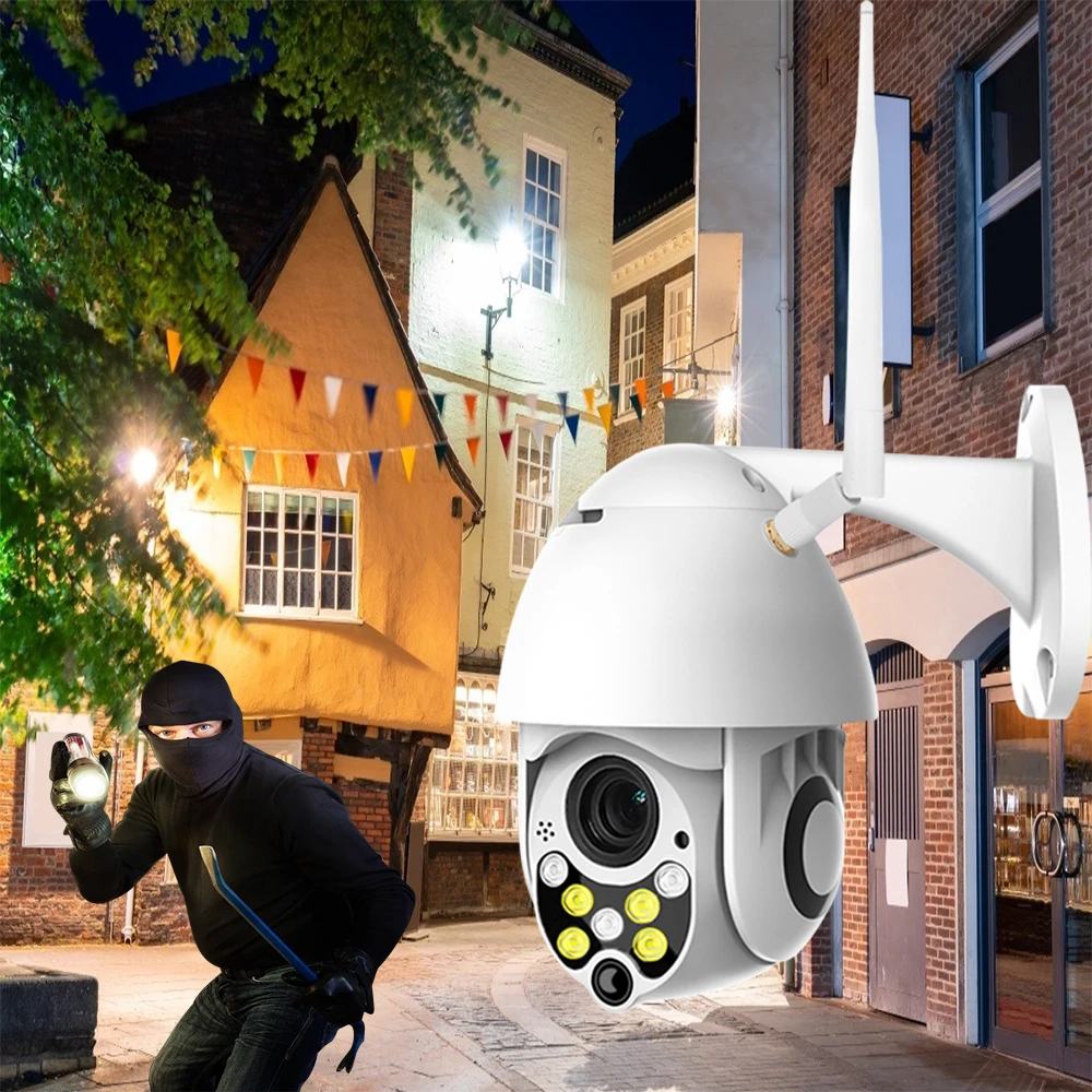 Jiansu 1080p ptz wifi ip камера наружного наблюдения extérieur с двухсторонним аудио и ночным