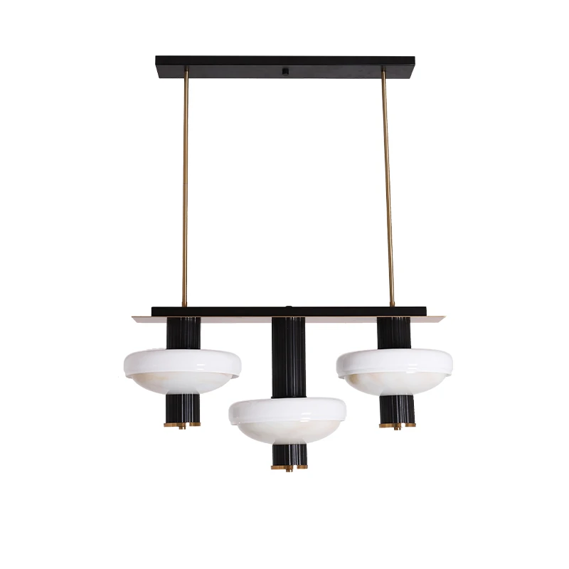 Koop Moden Led Hanglampen Glas Bal Lamp Vierkante Lantaarn Lamp Voor Living Eetkamer Kantoor Opknoping Kroonluchter Armaturen