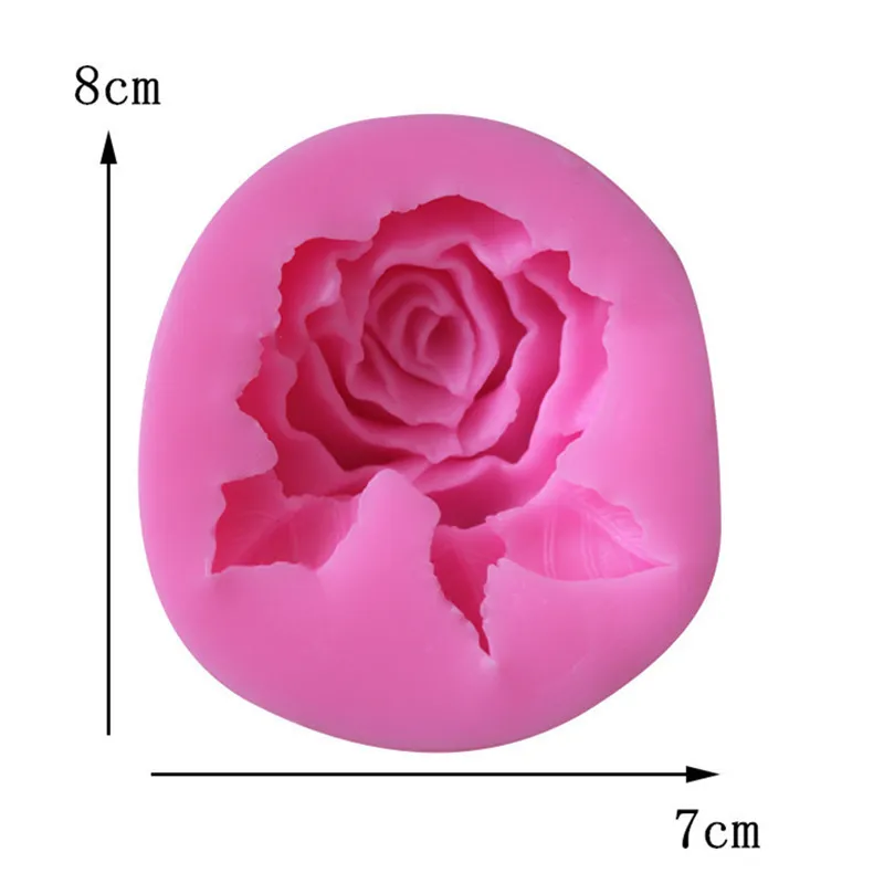 Силиконовая форма для торта в форме розы пиона выпечки паста мыла печенья Fondant