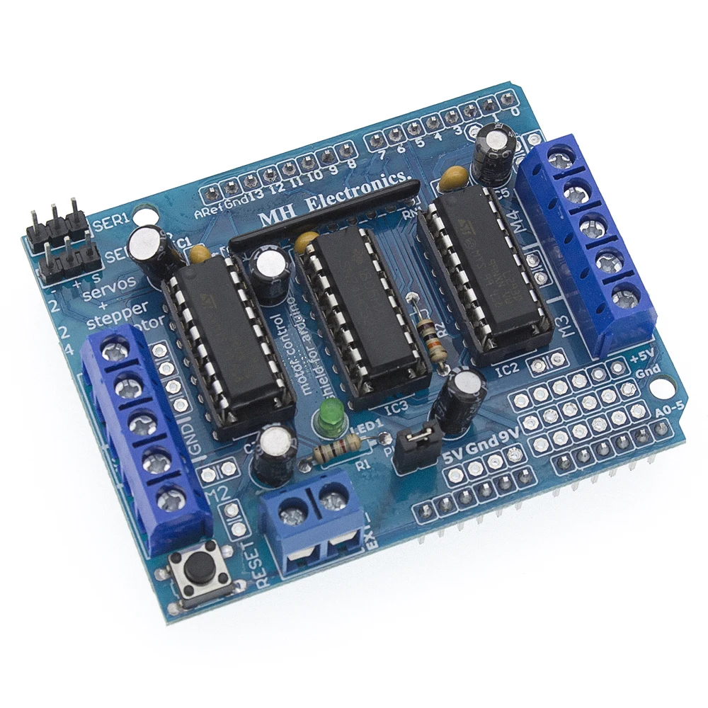 Плата расширения с двигателем L293D щит управления Duemilanove Mega 2560 и UNO|uno shield|uno boardboard
