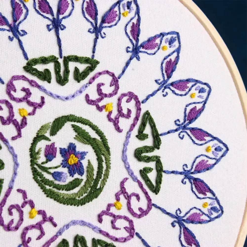 Вышитая доска из ткани с принтом сделай сам вышитая игла высокое разрешение