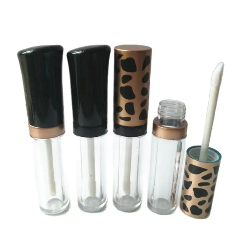 5 мл модная кепка с изоображением леопарда блеск для губ контейнеры