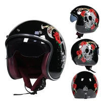 bike helmet with sun visor motorcycle half face vintage casco free shipping jet pilot chopper vespa quality capacetes para moto