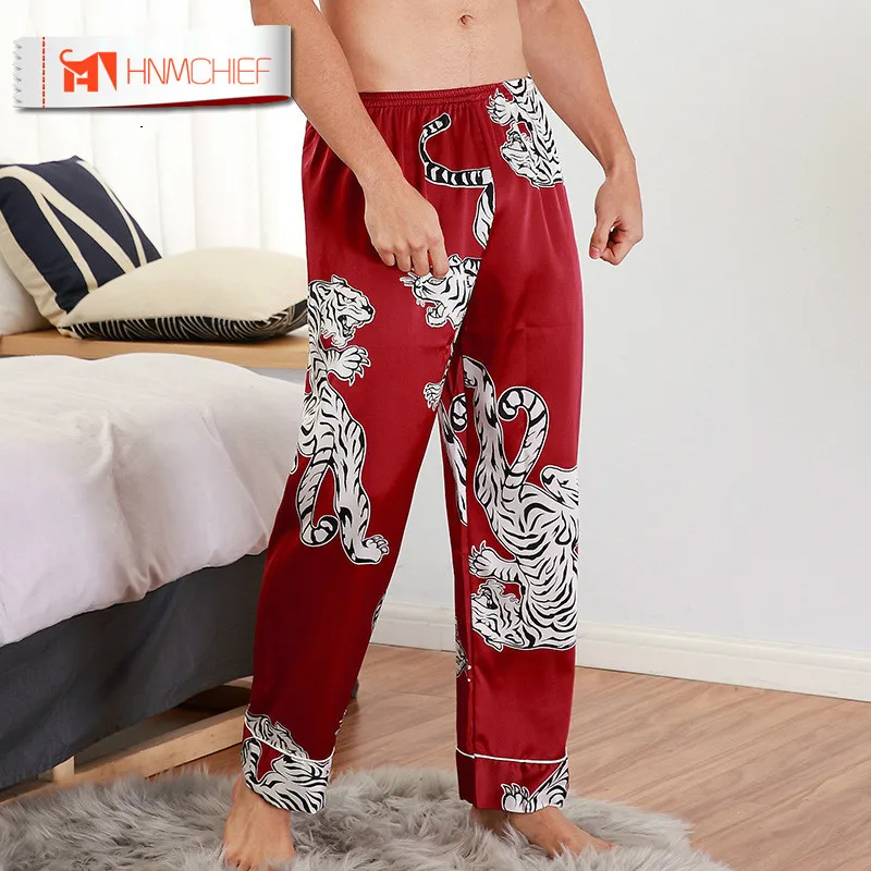 Мужские брюки для сна HNMCHIEF удобная домашняя одежда нижнее белье | Мужская