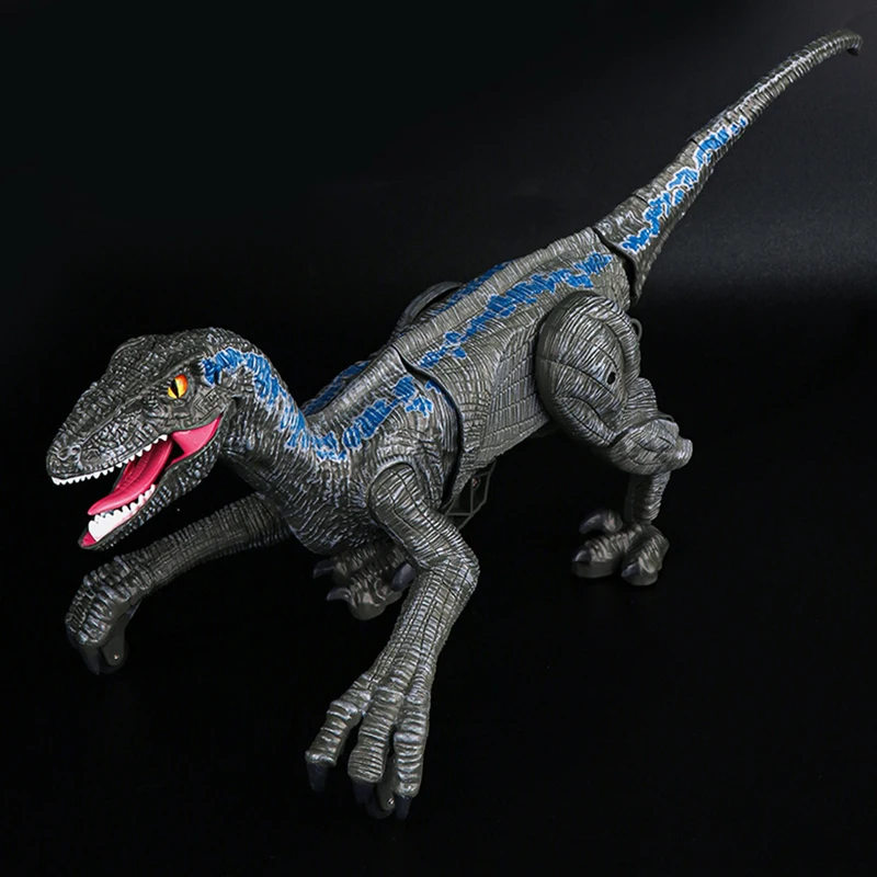 

RC Dinosaur Raptor Velociraptor Roar Walking Light Electric Remote Control Animal Model Kids Toys Boys Children Gifts