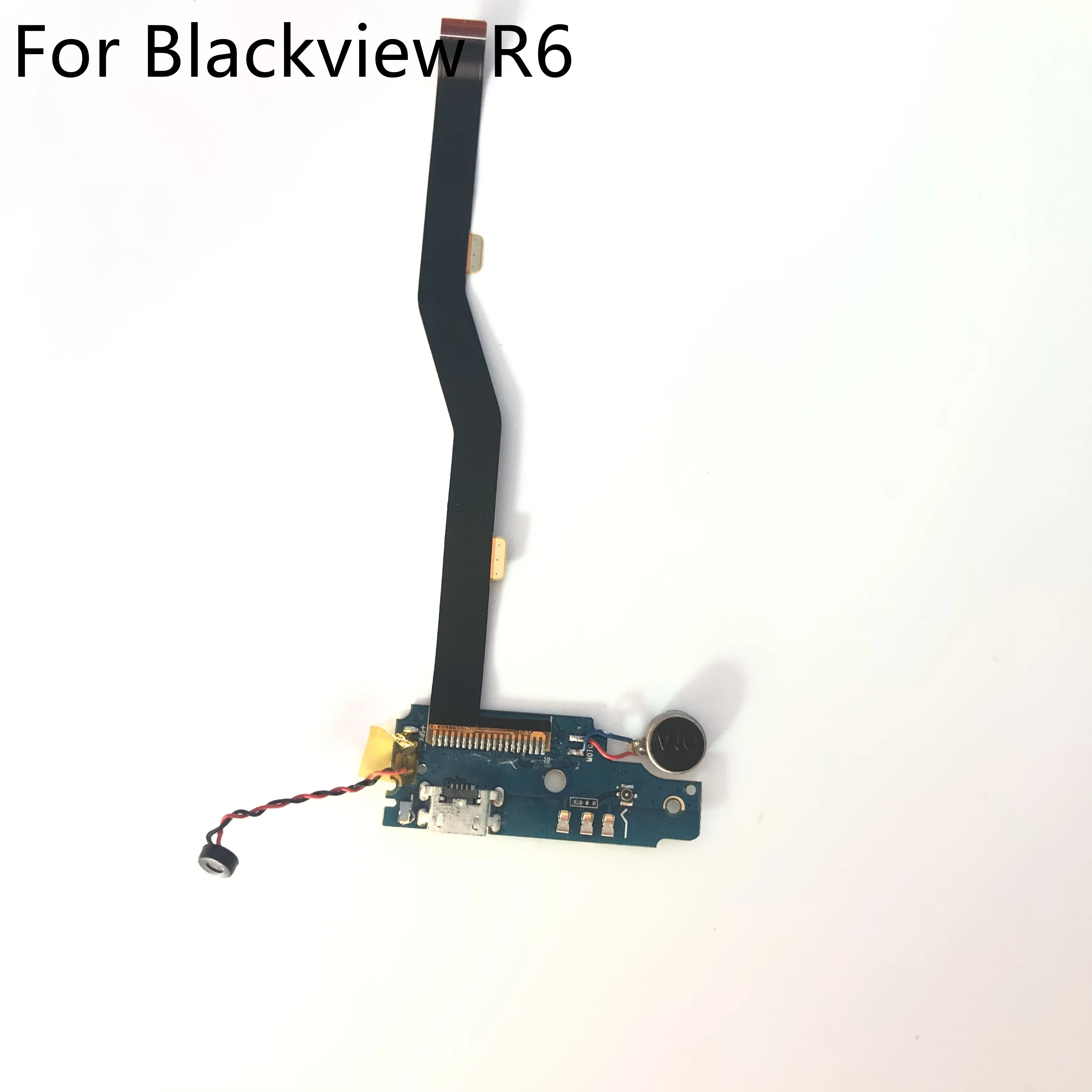 Б/у зарядная плата с usb разъемом + вибромотор FPC дл Blackview R6 5 &quotFHD 1920x1080 MTK6737