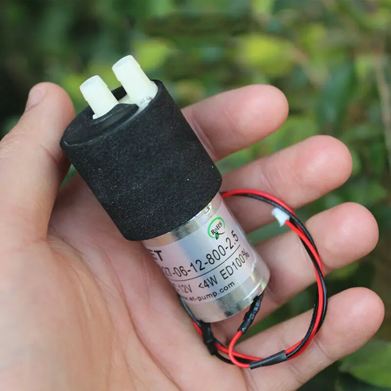 Маленький Водяной насос с двигателем 370 12 В постоянного тока диафрагменный