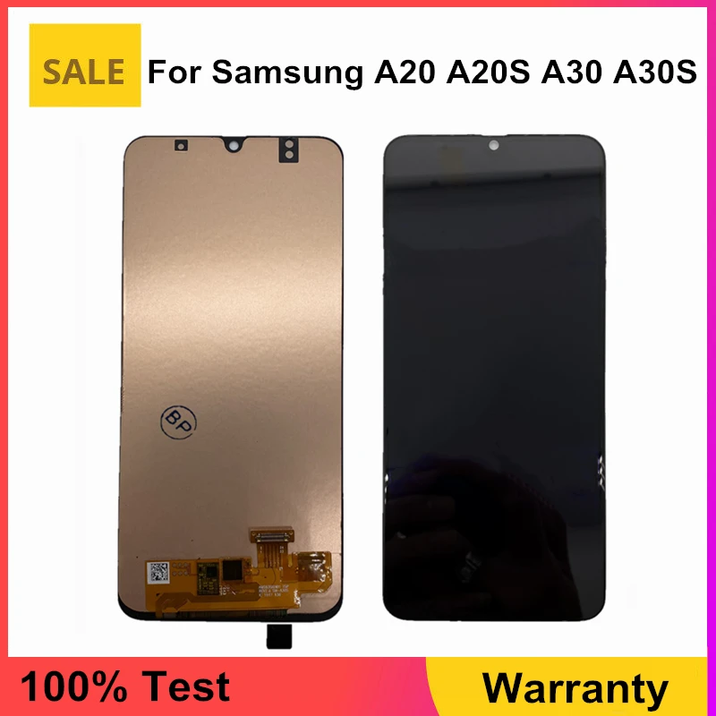 

OLED-дисплей для Samsung Galaxy A20 A20S SM-A205F, ЖК-дисплей, сборный с рамкой для Samsung A30S A30 SM-A305F для A32 4G A32