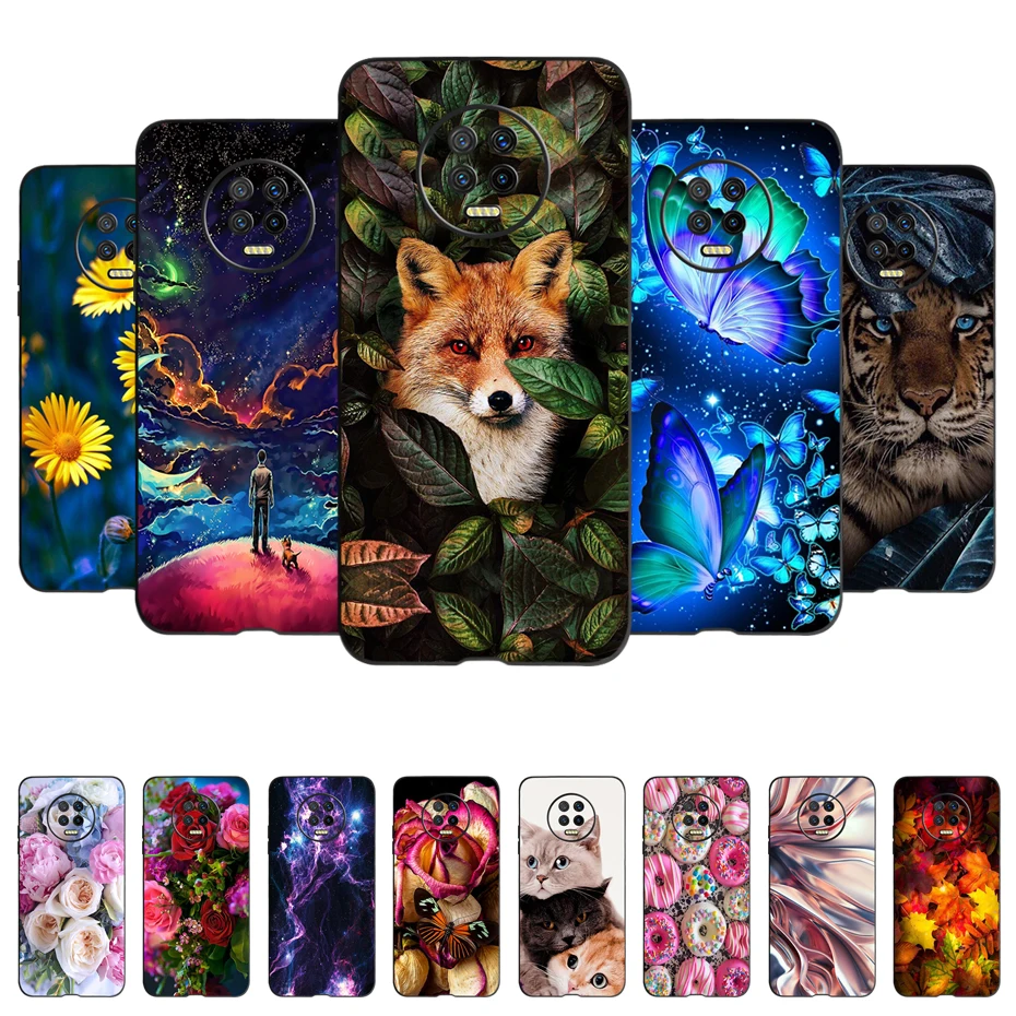 Для Infinix Note 7 чехол для телефона мультяшный мягкий черный силиконовый Note7 Lite X656 Coque