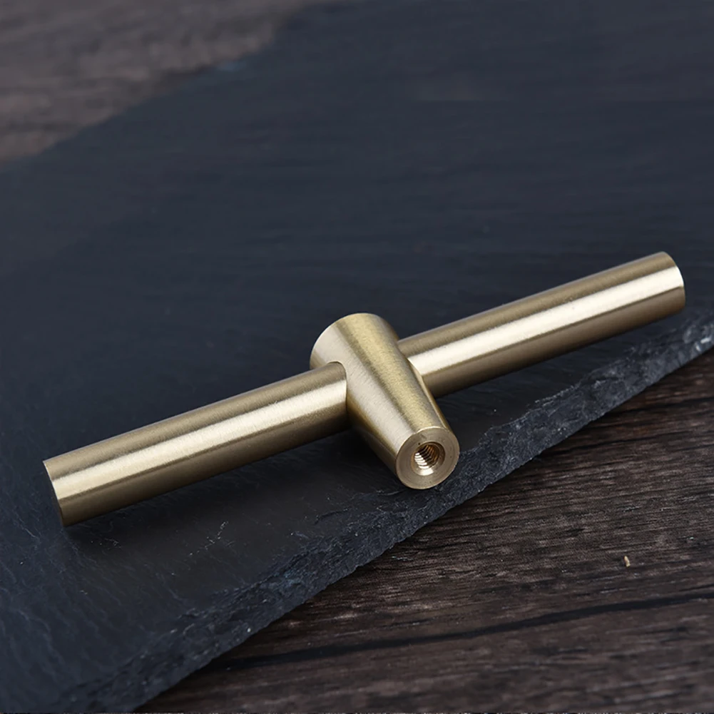 Ручка для шкафа из чистой меди ручка дверная спальни домашний декор Прочная