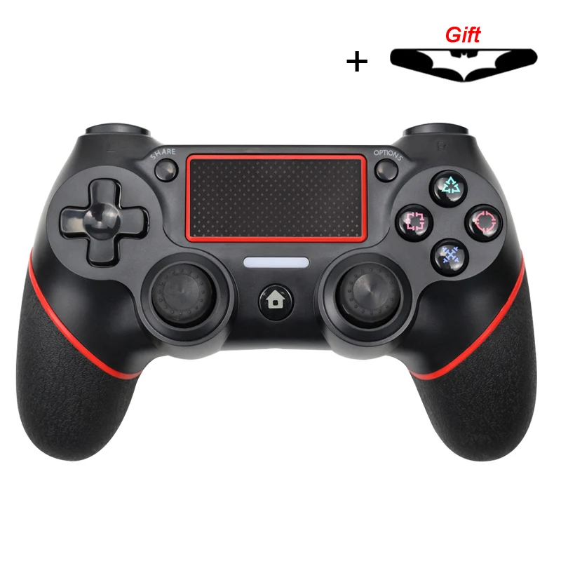 Bluetooth 4,0 для PS4 беспроводной контроллер для playstation 4 джойстик для Dualshock геймпад для SONY PS4 для PS3 консоли - Цвет: Red line