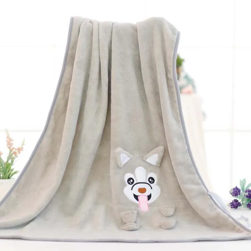 

Милые детские одеяла со слоном для новорожденных с героями мультфильмов, воздухопроницаемое одеяло, Коралловая Бархатная подушка, одеяло, ...