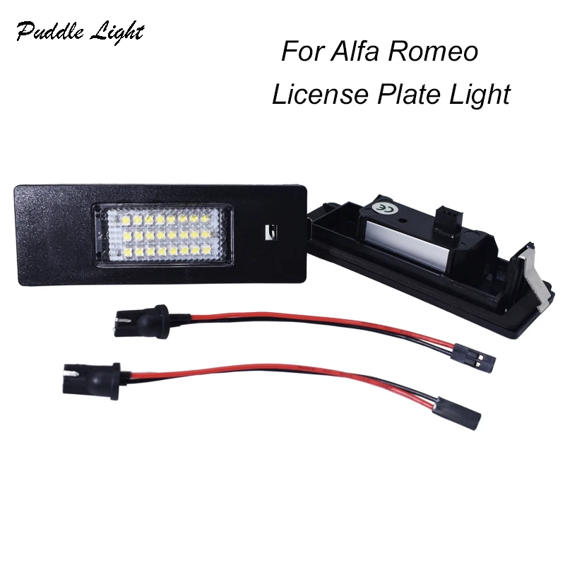 2x18SMD светодиодный номерной знак света лампы подходит для Alfa Romeo 147 156 159 166 Brera MiTo GT паук 939 ошибок