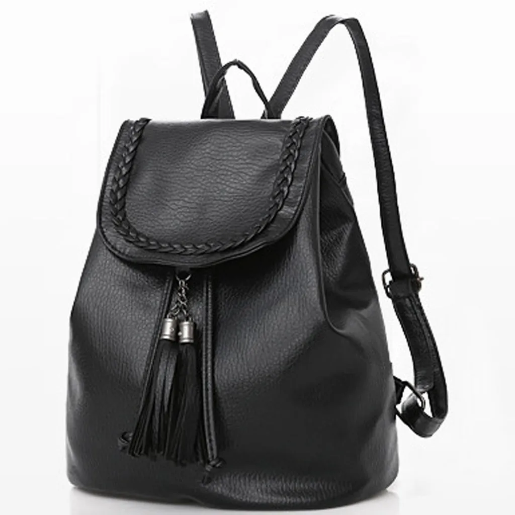 Женский рюкзак 3 шт. женская мода досуг узор твердые ранцы с бахромой для девочек +