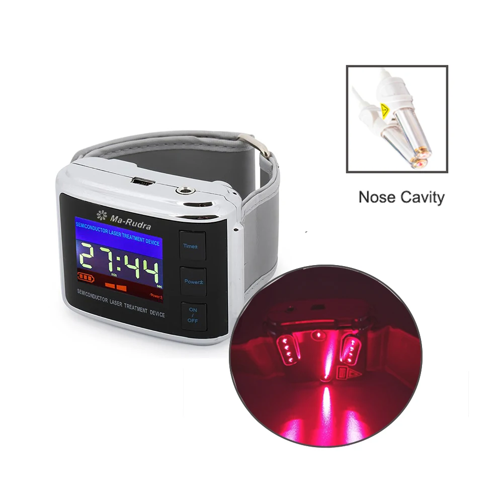 Ma-Rudra наручные физически терапевтические лазерные часы для гипервязкости