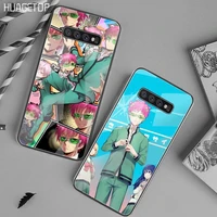 huagetop the disastrous life of saiki k poster phone case tempered glass for samsung s20 plus s7 s8 s9 s10 plus note 8 9 10 plus