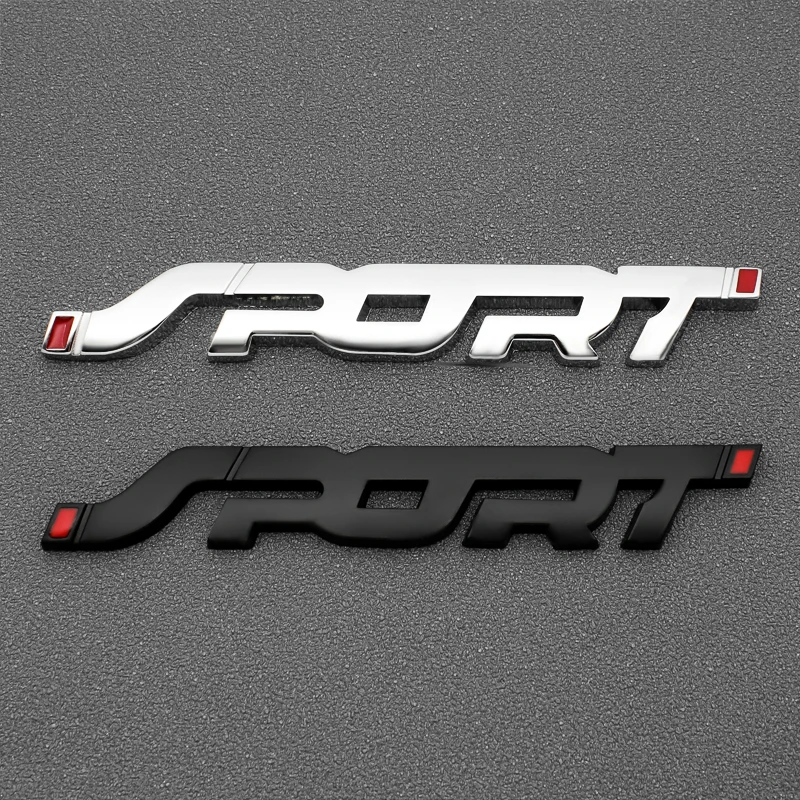 

3D Metal Car Stickers Sport Chrom Badge Decal For BMW Audi Ford Nissan Honda Toyota Chevrolet Mazda KIA Citroen Jeep Accessories