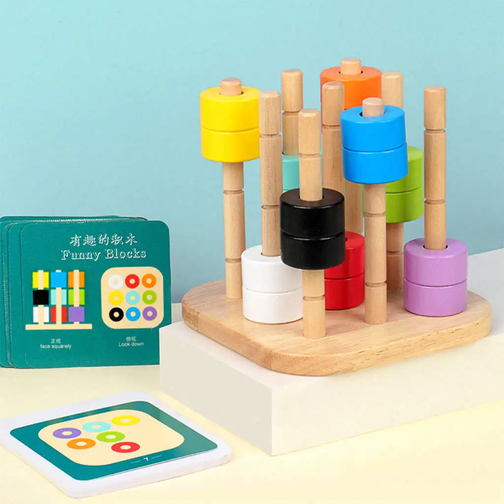 

Color Sorter Stacker Early Educational Toys Stacking Toys for Kids 2 3 4 5 6