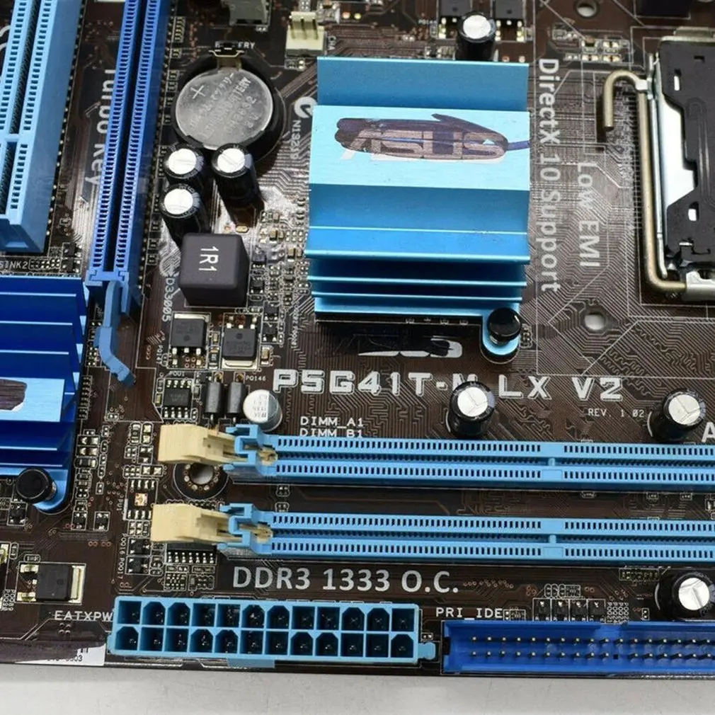 Для ASUS P5G41T-M LX V2 материнская плата DDR3 8 Гб G41 X16 компьютер настольных PCI-E VGA p5G41T бу |