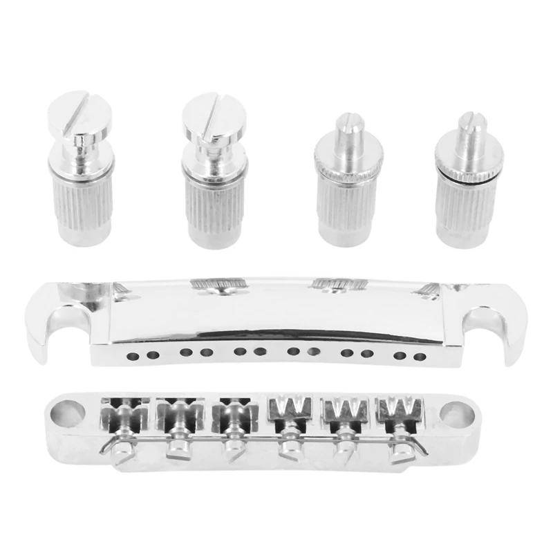 

12 струн Tailpiece & Bridge набор для электрогитары серебристого цвета