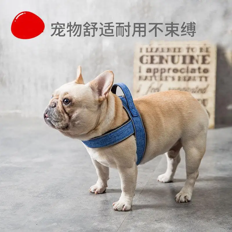 

New Type Of Dog Chest And Back Strap, Small And Medium Sized Dog Vest Type Cowboy Traction Rope For Walking Dogs And Pets