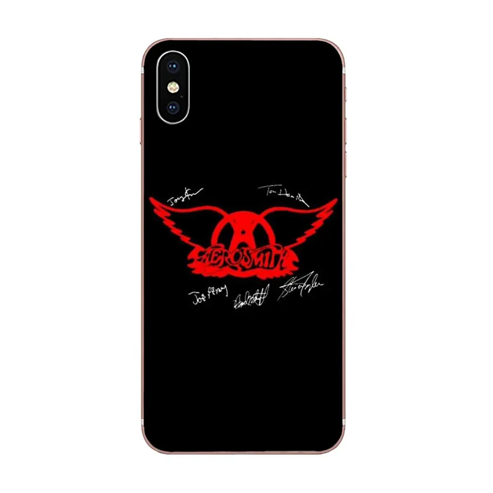 Aerosmith дизайн рок группы для Apple iPhone 4 4s 5 5C 5S SE 6 6S 7 8 Plus X XS Max XR TPU чехол