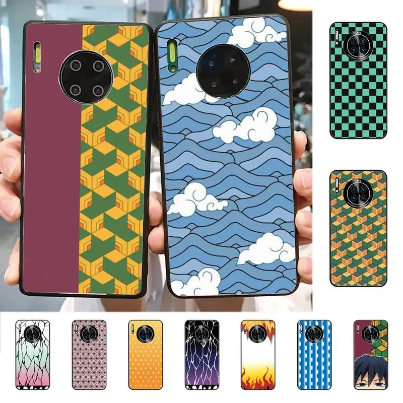 

YNDFCNB Anime Demon Slayer Phone Case for Huawei Mate 20 10 9 40 30 lite pro X Nova 2 3i 7se