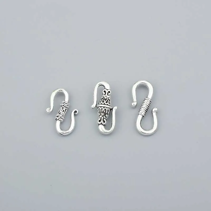 20 шт. S образная подвеска серебряного цвета|charm shop|charm neckpendant bezel |