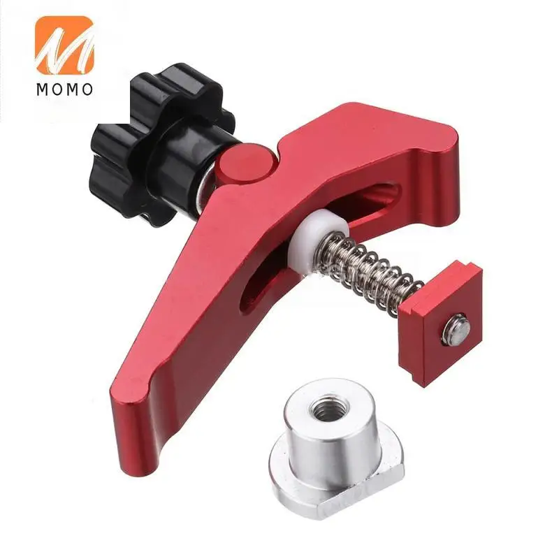 

YB07X Universal Platen Miter Clamping Blocks Woodworking Quick Acting hold down clamps t-slot track carpentry tool
