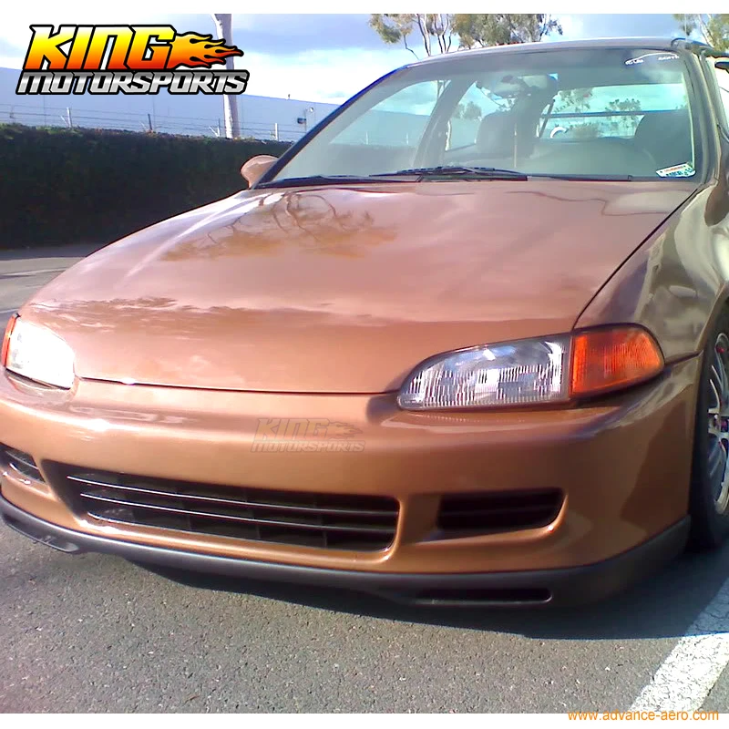 Подходит для 1992 1995 HONDA CIVIC 2 3Dr JDM WW styleпередний бампер спойлер бодикит уретан Global