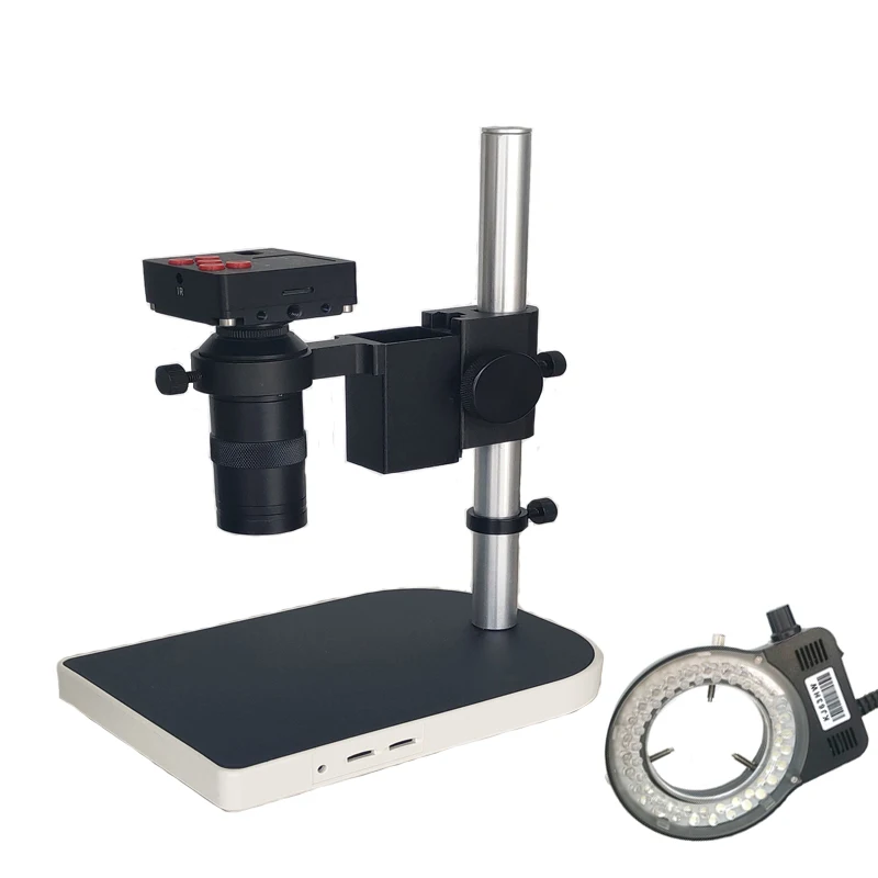 

Регулируемый 8X-130X зум объектив 16 МП 1080P HDMI USB электронный микроскоп камера видеорегистратор 4G TF карта паяльный микроскоп