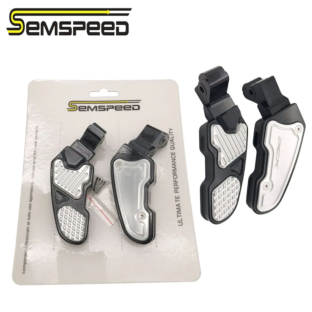 SEMSPEED сзади стопы ног педаль для Honda PCX 125 150 PCX125 PCX150 мотоциклетные Задние подножки шаги ног пластина