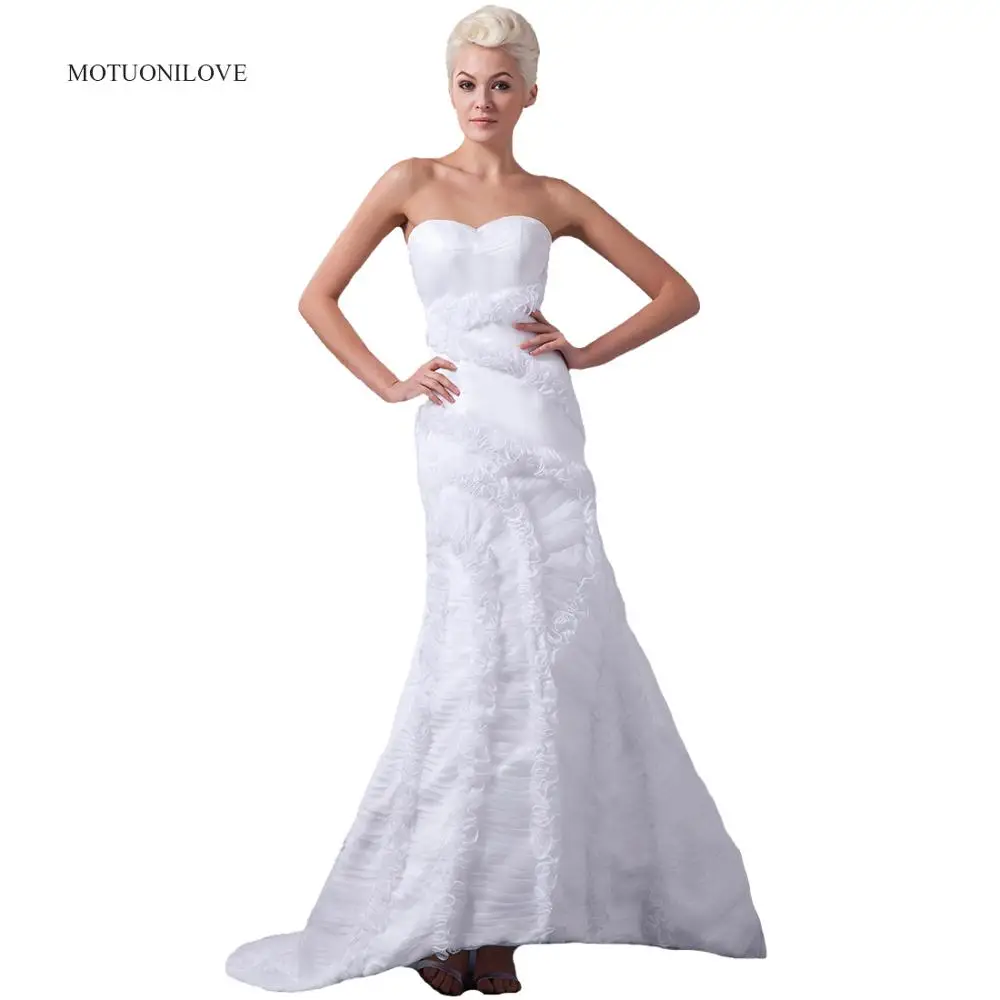 

Vestidos De Novia 2019 New Sweetheart Mermaid Wedding Dresses for Bride Boho Wedding Gowns Bridal Dresses robe mariage femme