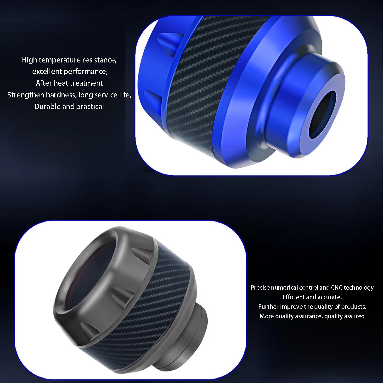 

2 Pieces Premium Quality Universal Motorcycles Falling Protector Explosion-proof Front Fork Cups Aluminum Alloy Sliders Crash