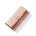 Длинный кожаный женский кошелек, модный лоскутный бумажник с кармашком для телефона, кредитницей, монетницей, вместительные кошельки, клатч для женщин, для монет