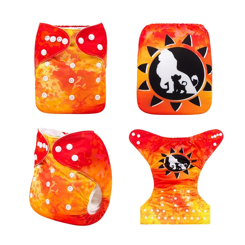 YD198 U pick ALVA Baby самая популярная цифровая позиция детские тканевые подгузники с вставкой из микрофибры(серия YD - Цвет: YD198