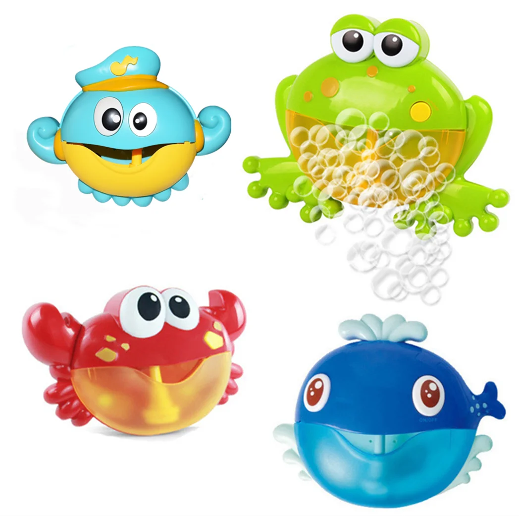 Новый Открытый пузырь Frog &amp крабы детские игрушки для ванной Bubble Maker ванна