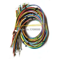 70cm 10 sets 51021 series 1 25mm 1 25 2p 3p 4p 5p 6 pin female female double connector with flat cable 700mm 1007 28 awg